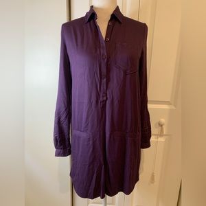 NWOT Lacoste Purple Casual Shirtdress 👗